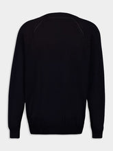 Y-3 Black Crew-Neck Knit Sweater