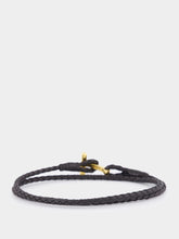 Tom Ford Dark Brown Braided T Bracelet