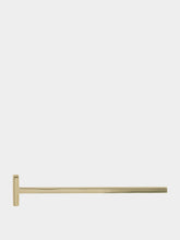 Tom Ford Pale Gold Silver T Pin Brooch
