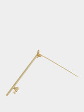 Tom Ford Pale Gold Silver T Pin Brooch