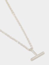 Tom Ford Silver T Pendant Necklace