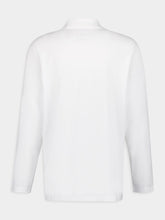 Y-3 Core White Graphic Logo Long Sleeve Top