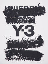 Y-3 Core White Graphic Short Sleeve T-Shirt