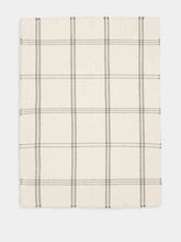 Madam Stoltz Checked Ecru Kitchen Towel