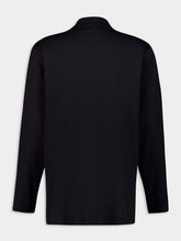 Y-3 Black Graphic Logo Long Sleeve Top