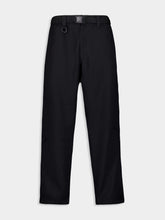 Black Sport Uniform Pants with Hidden 3-Stripes