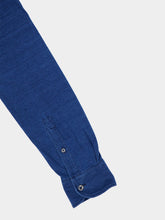 Tom Ford Indigo Blue Regular Fit Long-Sleeve Polo Shirt