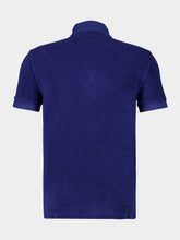 Tom Ford Blue Towelling-Finish Polo Shirt