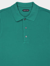 Tom Ford Clover Green Regular Fit Short-Sleeve Piqué Polo Shirt