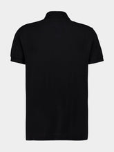 Tom Ford Black Regular Fit Short-Sleeve Piqué Polo Shirt
