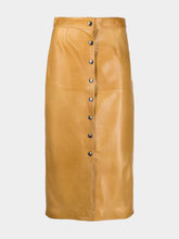 Isabel Marant Leather Midi Skirt