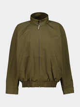 Marni Deep Green Organic Cotton Bomber Jacket