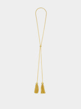Tom Ford Vintage Gold Lariat Necklace with Crystal Stones