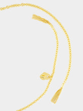 Tom Ford Gold Lariat Necklace in Brass