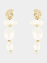 Cult Gaia Pearl Fabbie Drop Earrings
