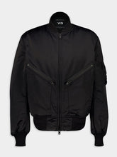 Y-3 Black Nylon Bomber Jacket