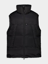 Y-3 Black Nylon Padded Vest