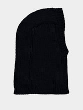 Y-3 Black Ribbed Knit Hood