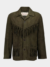 Baziszt Khaki Green Fringe Jacket