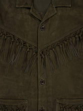 Baziszt Khaki Green Fringe Jacket