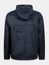 K-Way Le Vrai Blue Depth Waterproof Hooded Jacket