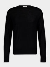 Commas Black Merino Wool Jumper