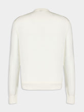 Commas White Merino Wool Jumper