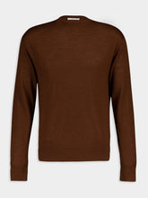 Commas Brown Merino Wool Jumper