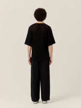 Commas Black Pointelle Knit T-Shirt