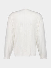Commas Off-White Pointelle Sweater