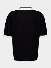 Black Hand-Crochet Collar Polo | PDP - Fashion Clinic