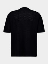 Commas Black Polo Knit Cotton