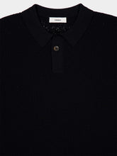 Commas Black Polo Knit Cotton