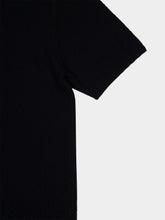 Commas Black Polo Knit Cotton