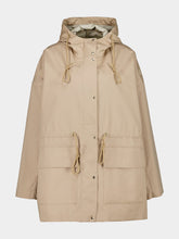 Beige Gaillon Hooded Cotton Parka Coat