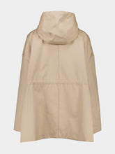 Moncler Beige Gaillon Hooded Cotton Parka Coat