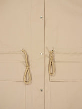 Moncler Beige Gaillon Hooded Cotton Parka Coat