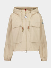 Moncler Light Beige Sauvan Hooded Parka