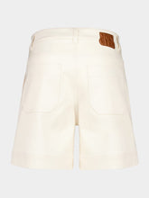Moncler Ivory Casual Cotton Shorts