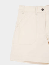 Moncler Ivory Casual Cotton Shorts