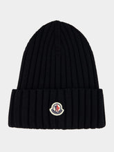 Moncler Black Wool Beanie