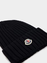 Moncler Black Wool Beanie