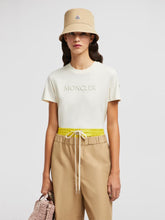 Moncler Ivory Tonal Logo T-Shirt