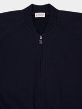 Moncler Navy Cotton Zip-Up Jacket
