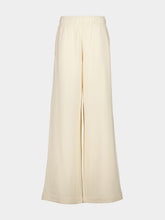 Moncler Beige Wide-Leg Cotton Track Pants