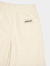 Moncler Beige Wide-Leg Cotton Track Pants