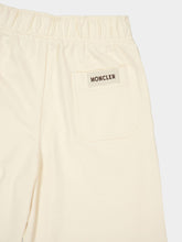 Moncler Beige Wide-Leg Cotton Track Pants