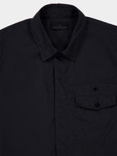 Stone Island Black Ghost Nylon Button-Up Shirt