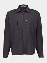 Stone Island Lead Grey Bi-Stretch Nylon Tela Overshirt