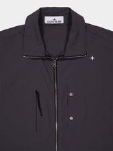 Stone Island Lead Grey Bi-Stretch Nylon Tela Overshirt